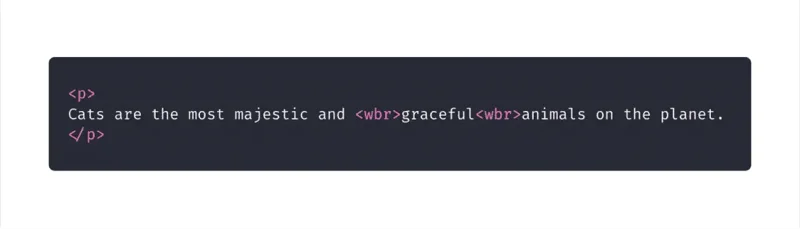 10 elementos HTML que você não sabia que precisava: wbr