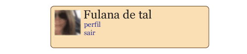 Exemplo de trecho de web site usando floats.