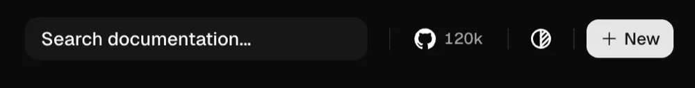 Toggle de dois estados do shadcn, alternando entre um ícone de sol e um de lua
