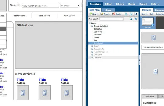 Ferramenta para criação de wireframes: ProtoShare