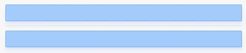 Quebrar linha com Flexbox: 2 flex items empilhados (stacked).