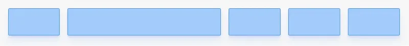 Quebrar linha com Flexbox: variação do layout caso não se usasse as propriedades CSS corretas.