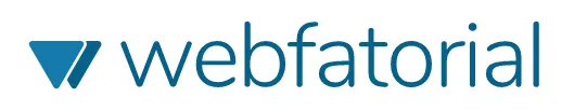 Logo da empresa webfatorial, responsável pelo blog desenvolvimento para web (ou dpw).