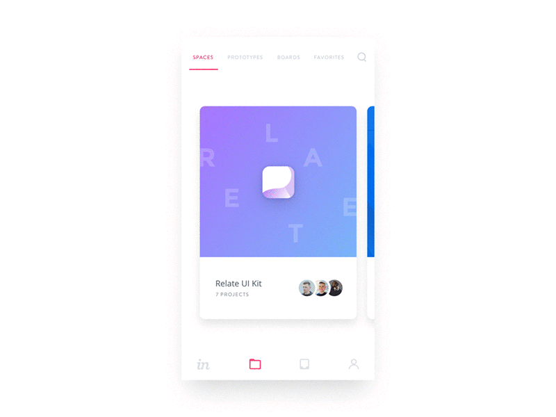 Motion UI - Animação funcional: transição animada com miniaturas e detalhes