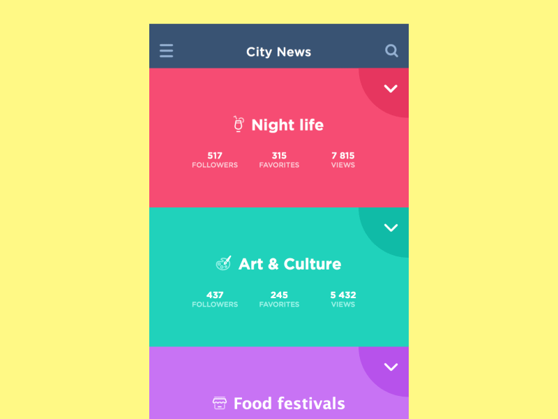 Microinteração com Motion UI: conceito de animação de UI
