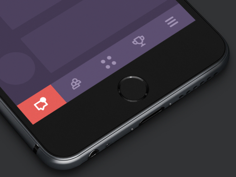 Microinteração com Motion UI: interações de navegação em app